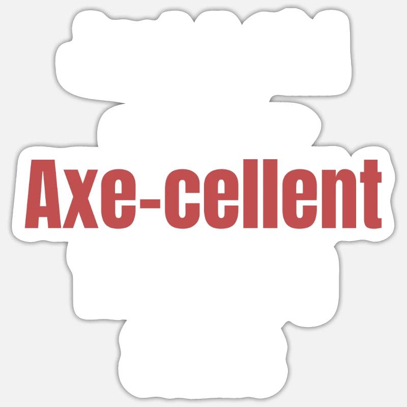 Nur Ein Mädchen, Das Axt-wurffähigkeiten Hat Sticker Größe S (10 x 10 cm)