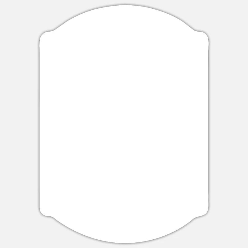 Wolf Geometric Polygon Wolf - Sticker size S (10 x 10 cm) - white matte