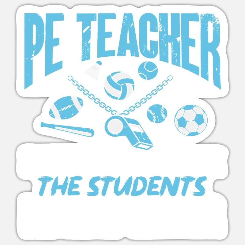 Professeur d’éducation physique Professeur d’éducation physique Sticker taille S (10 x 10 cm)