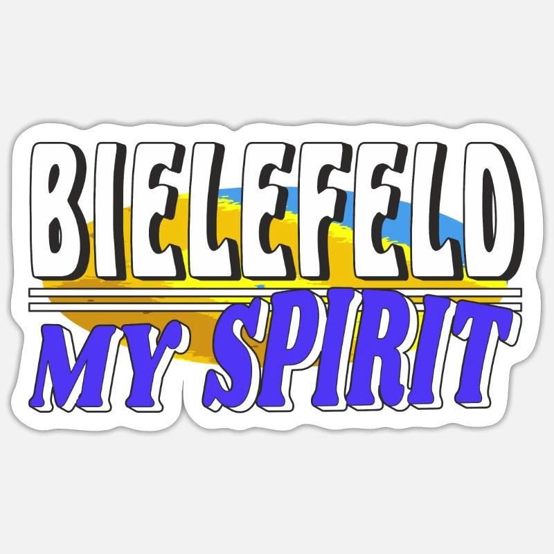 BIELEFELD MON Sticker taille S (10 x 10 cm)