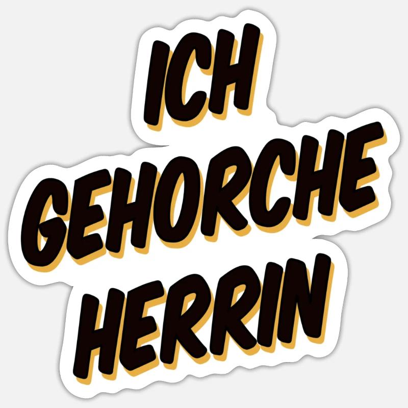Mistress - Sticker size S (10 x 10 cm) - white matte