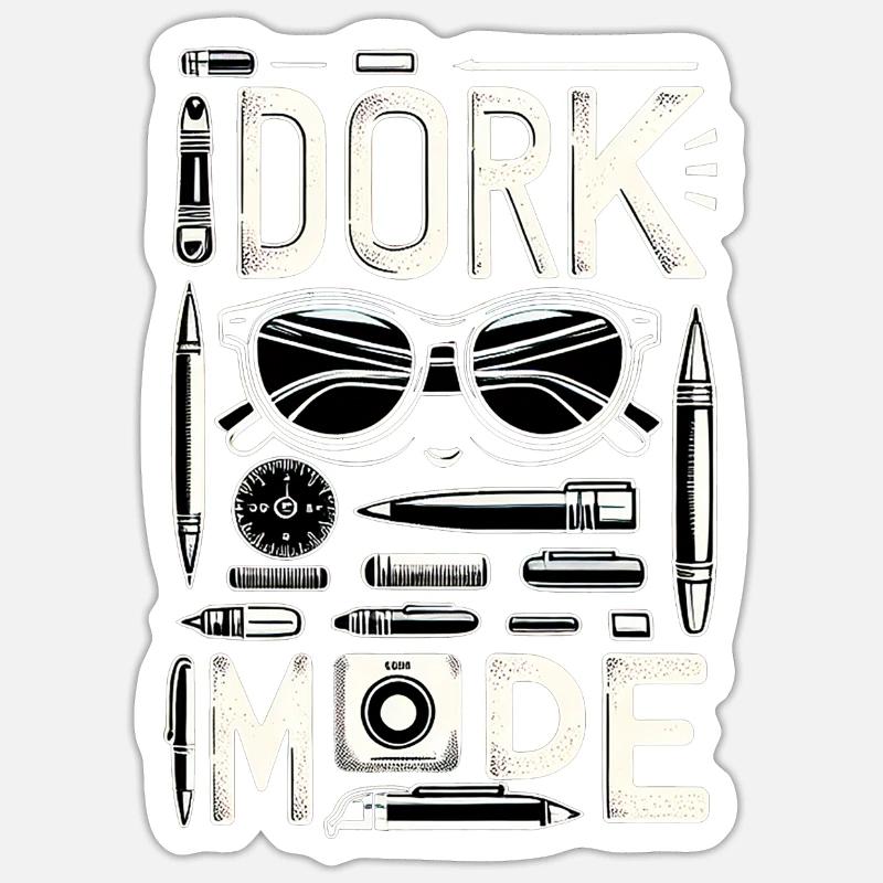 Mode Dork 6 Sticker taille S (10 x 10 cm)