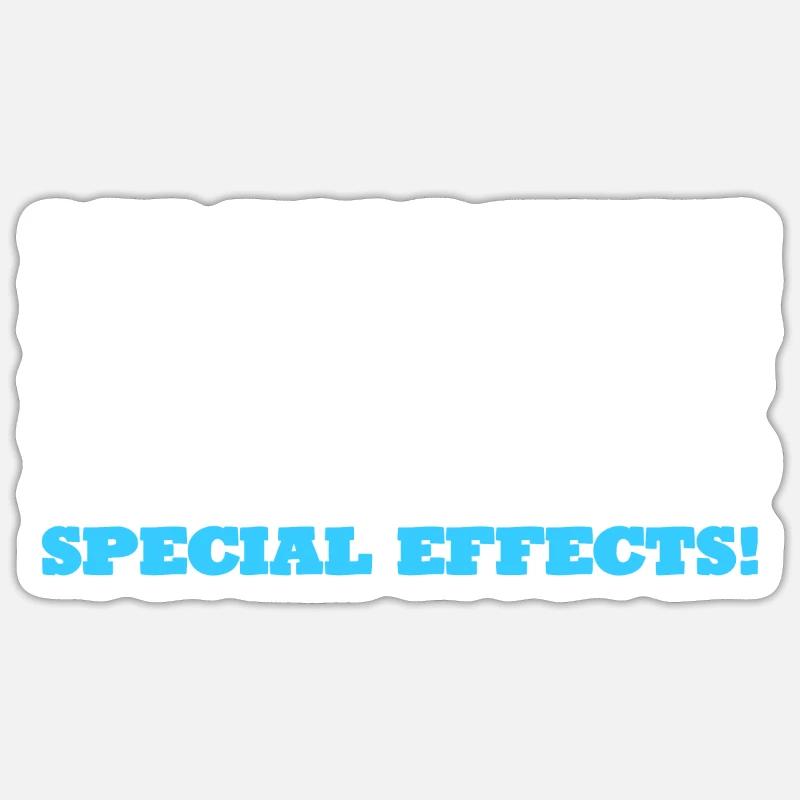 Spruch Geschenkidee Sarkastisch - Sticker Größe S (10 x 10 cm) - Mattweiß