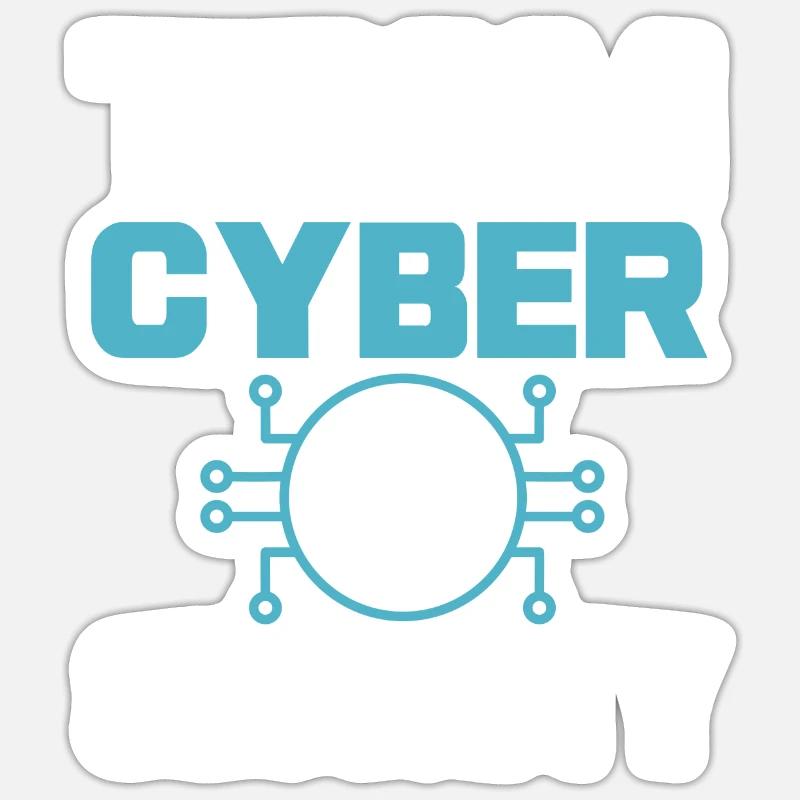 Team Cyber Security Sticker size S (10 x 10 cm)