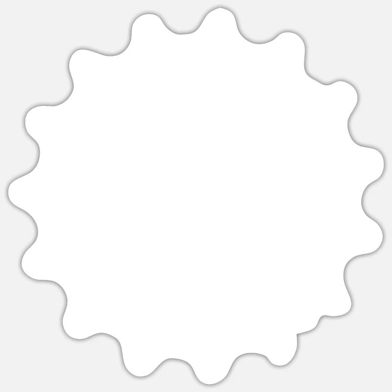 Maman Maman - Sticker taille S (10 x 10 cm) - blanc mat