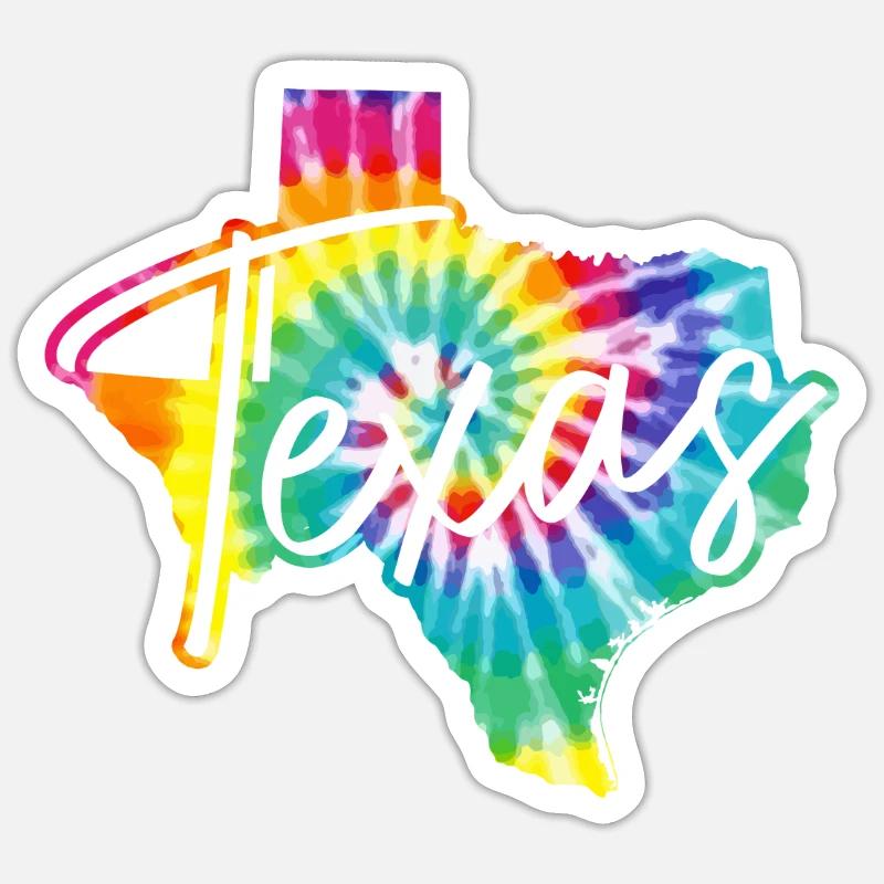 Texas - Sticker size S (10 x 10 cm) - white matte