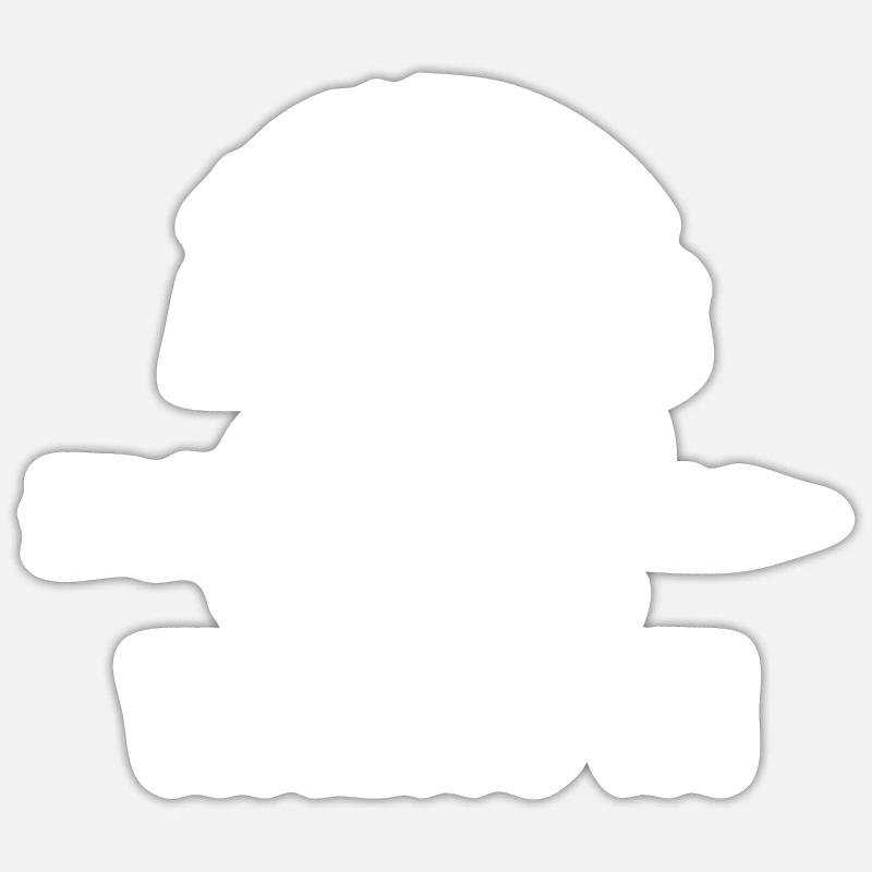 Texas - Sticker size S (10 x 10 cm) - white matte