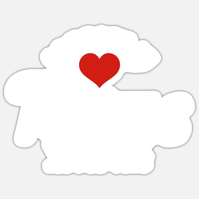 Texas - Sticker size S (10 x 10 cm) - white matte