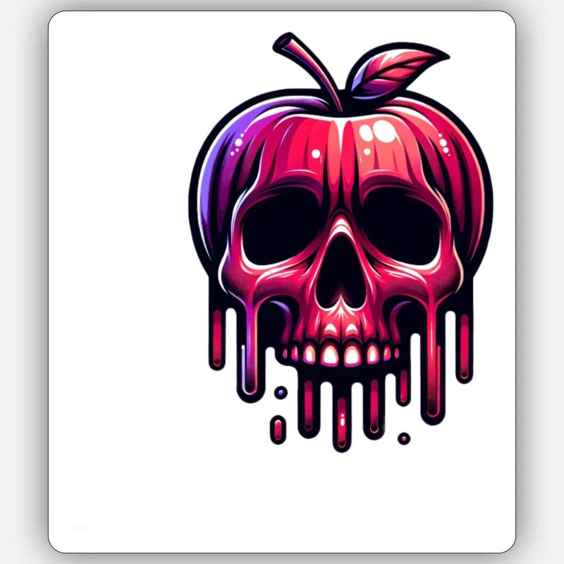 "Skullcore Apple" Cap Sticker taille S (10 x 10 cm)