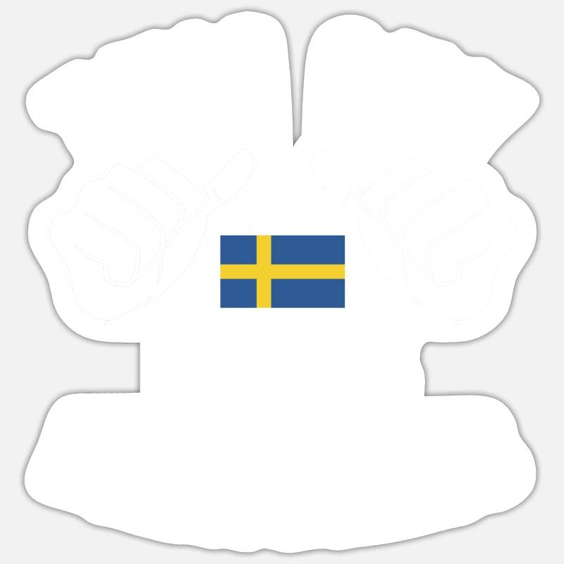 authentische schwediSchwedisches Fleischbällchen S Sticker Größe S (10 x 10 cm)