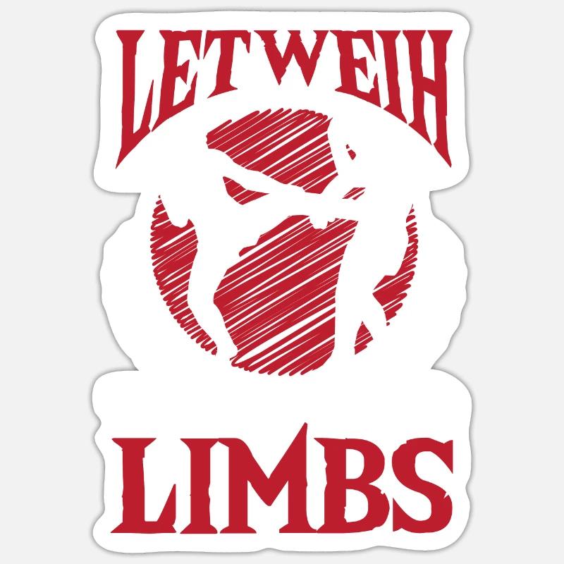 Lethwei burmesisches Geschenk Sticker Größe S (10 x 10 cm)