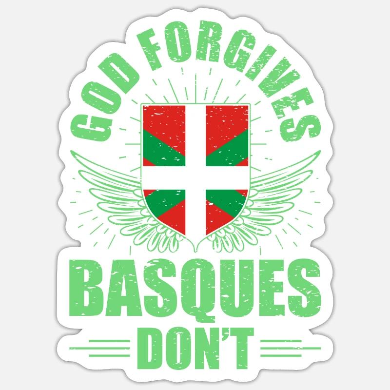Euzkadi Sprache Euskal Herria Basken Spanien Sticker Größe S (10 x 10 cm)