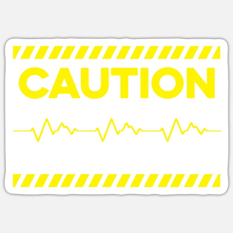 Krankenschwester - Sticker Größe S (10 x 10 cm) - Mattweiß