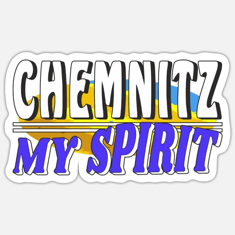 CHEMNITZ MON Sticker taille S (10 x 10 cm)