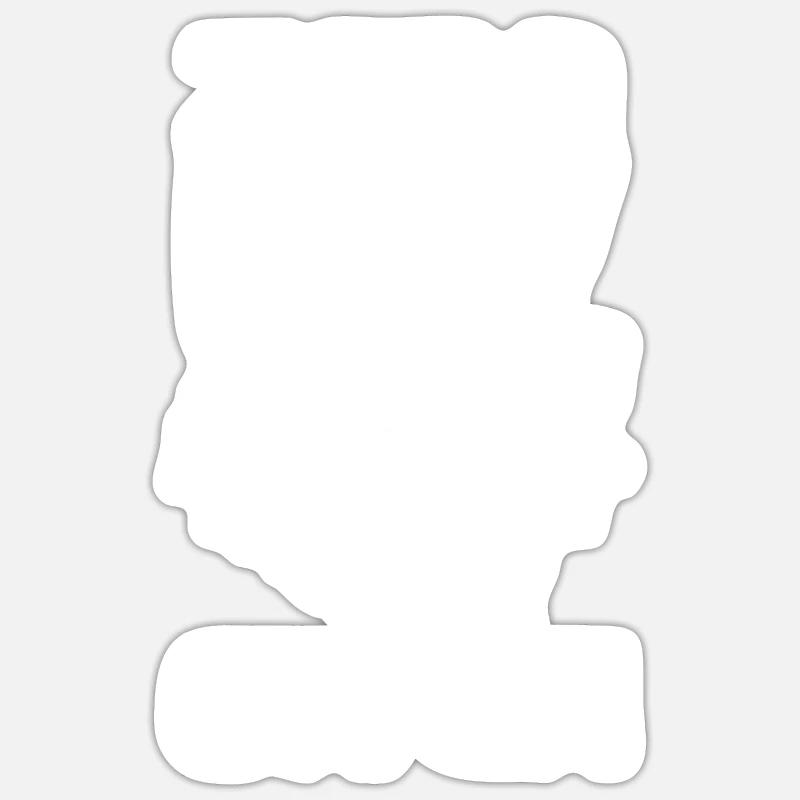 Fox Zero Fox Given Funny - Sticker size S (10 x 10 cm) - white matte