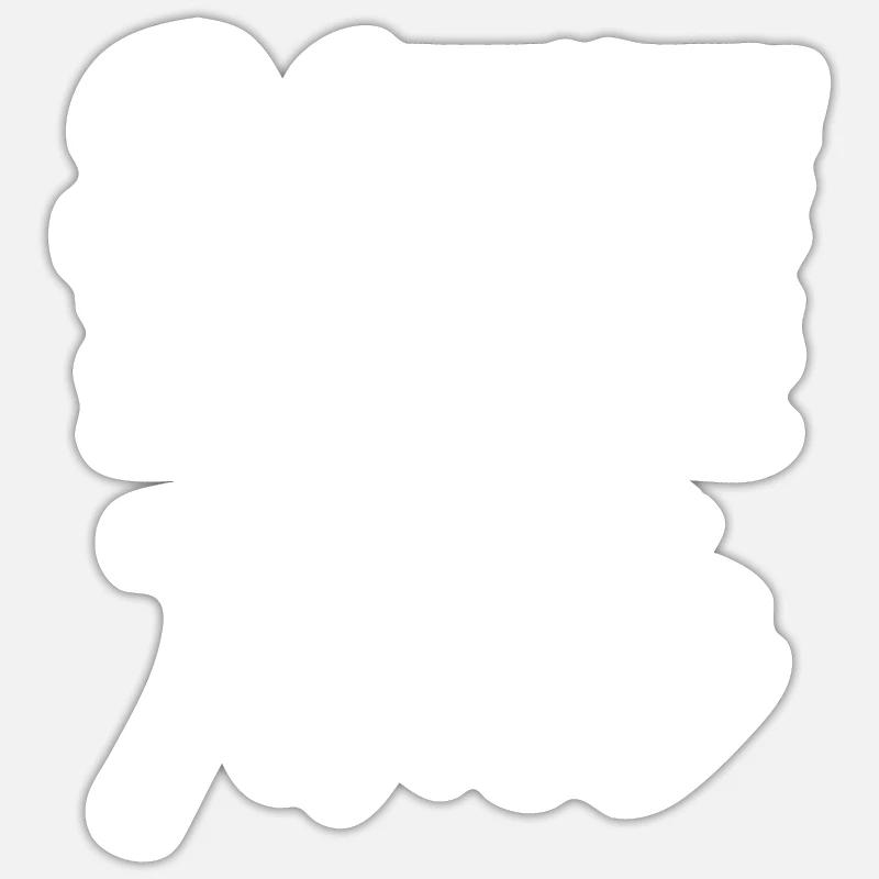 Mom Support Mom - Sticker size S (10 x 10 cm) - white matte