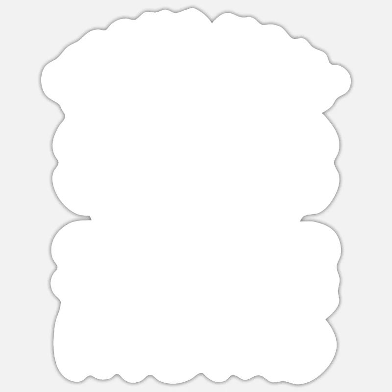Mom Mom Support - Sticker size S (10 x 10 cm) - white matte