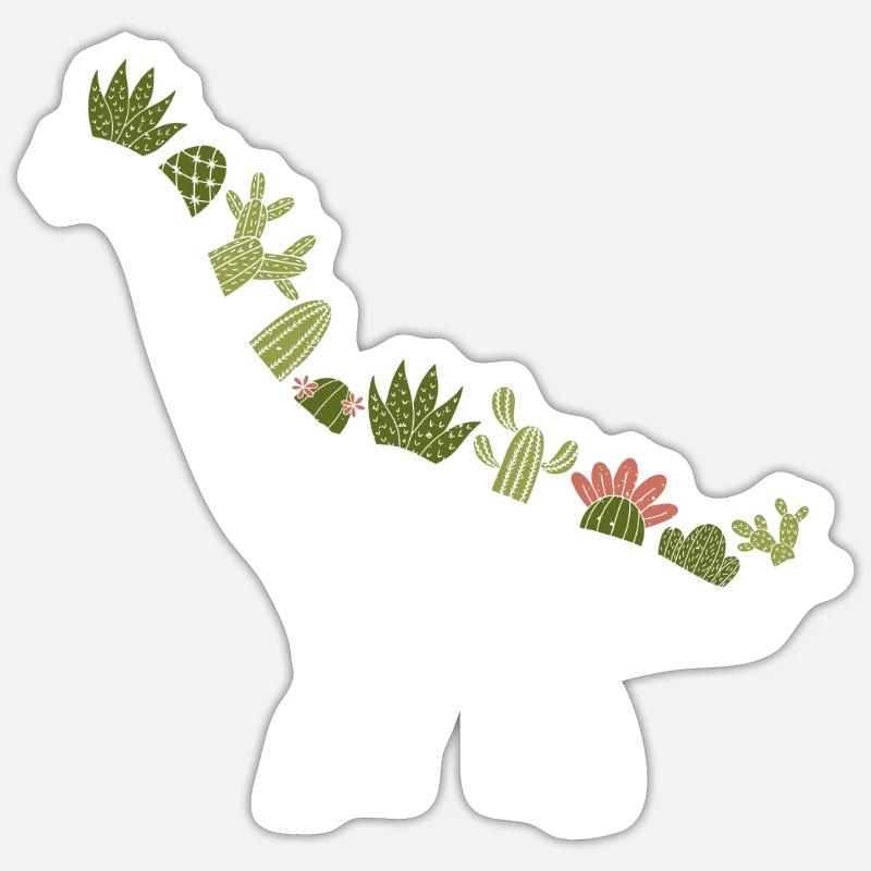 Brachiosaurus Dinosaur Gift Sticker size S (10 x 10 cm)