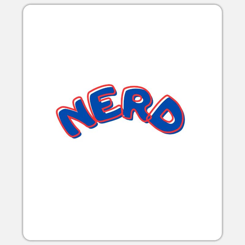 Nerd Sticker Größe S (10 x 10 cm)