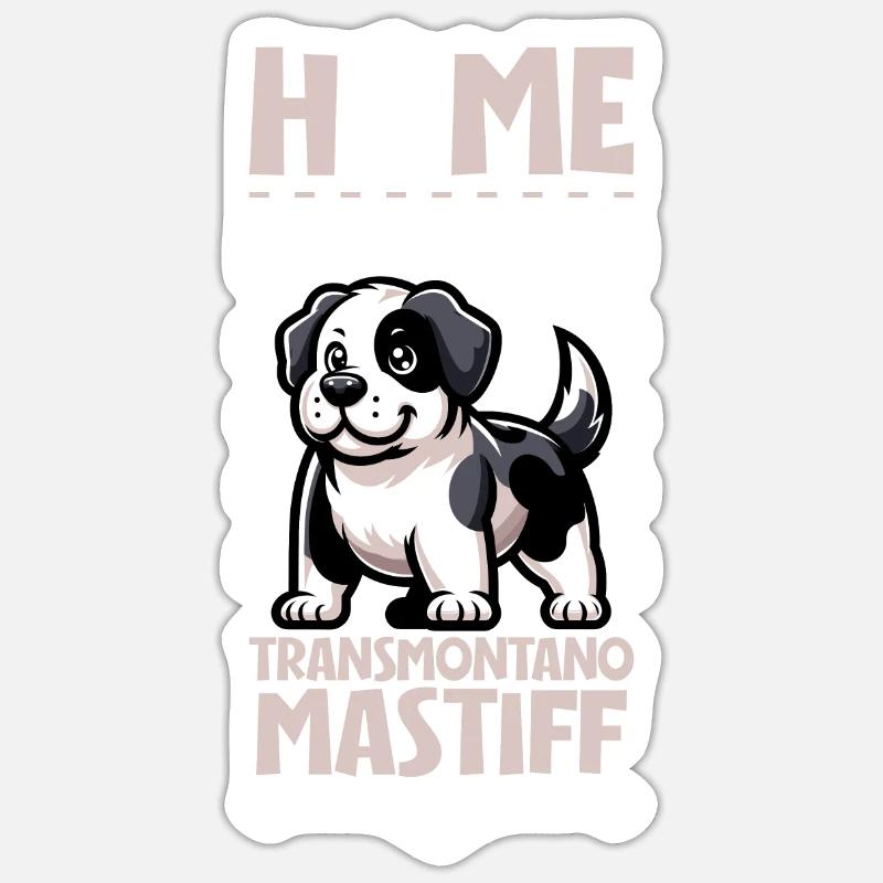 Accueil - Transmontano - Sticker taille S (10 x 10 cm) - blanc mat