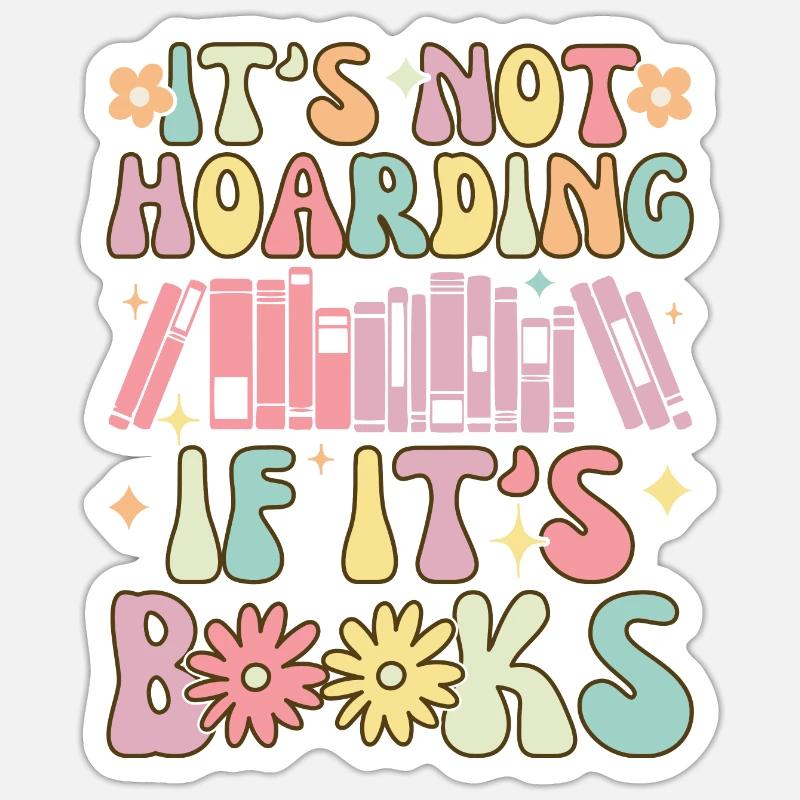 Groovy Book Reader Buch lesen Sticker Größe S (10 x 10 cm)