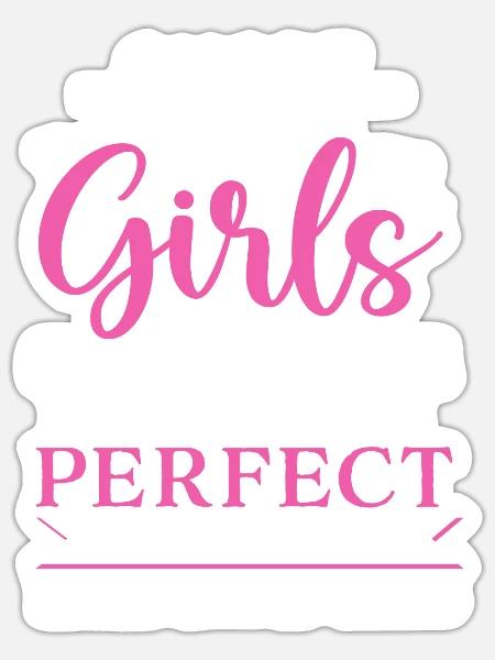 Short Girls God Only Lets Things Grow Until - Sticker Größe S (10 x 10 cm) - Mattweiß