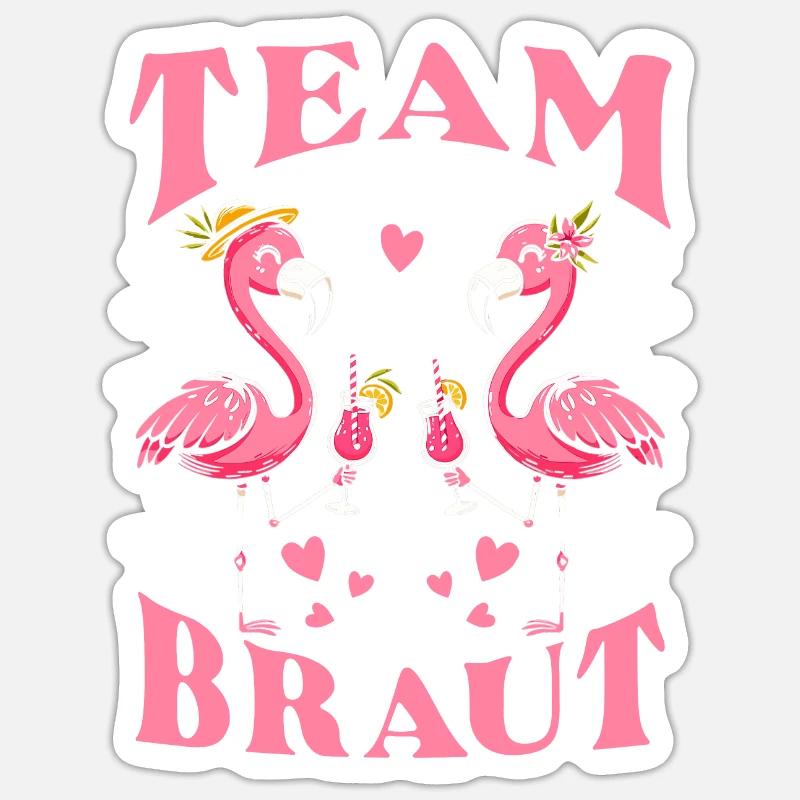 Team Braut Sticker Größe S (10 x 10 cm)