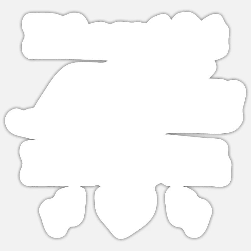 Bientôt future Maman 2024 - Sticker taille S (10 x 10 cm) - blanc mat