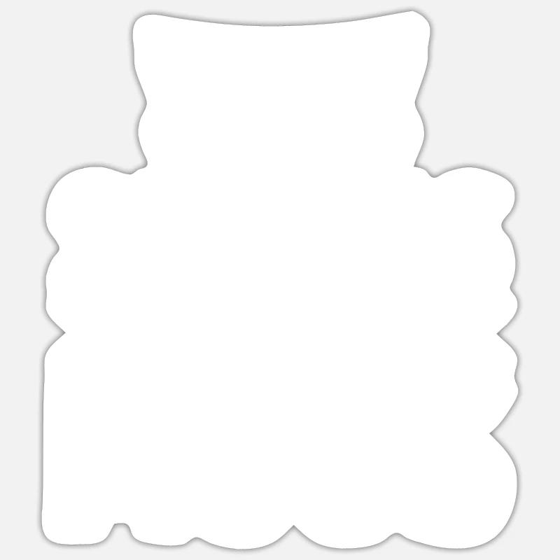Infirmier - Sticker taille S (10 x 10 cm) - blanc mat
