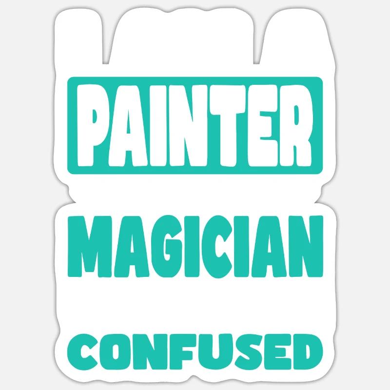 Painter Sticker size S (10 x 10 cm)
