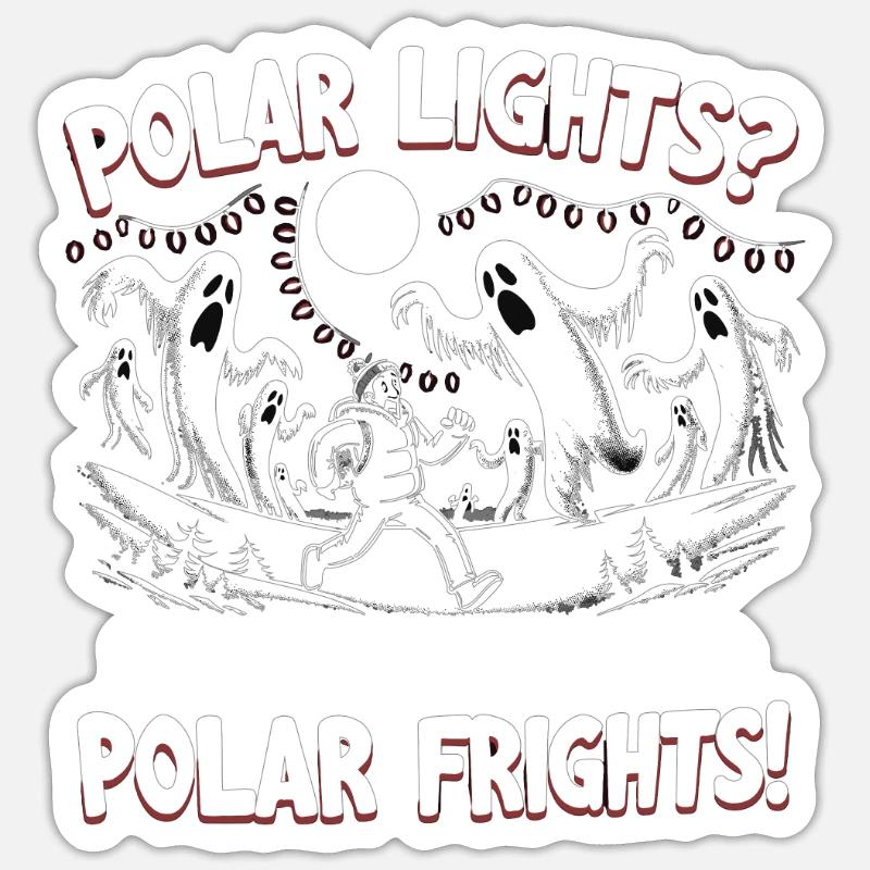 Aurora Aurora Tracker Alaska Wilderness Sticker size S (10 x 10 cm)