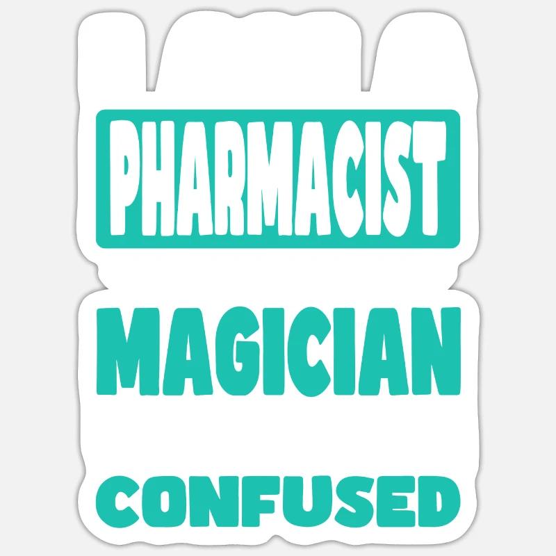 Pharmacist - Sticker size S (10 x 10 cm) - white matte