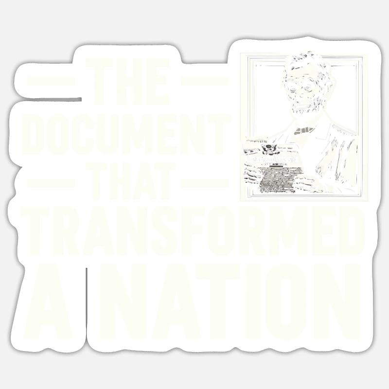Proclamation d’émancipation Black Pride Juneteenth Sticker taille S (10 x 10 cm)