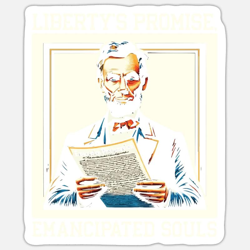 Emancipation Proclamation Black Pride Juneteenth Sticker size S (10 x 10 cm)