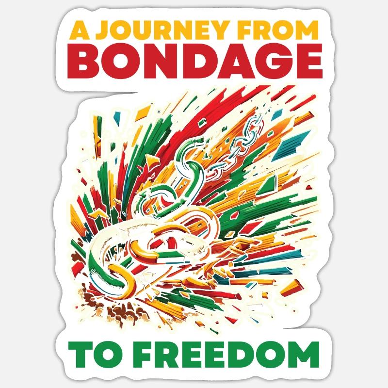 Emancipation Proclamation Black Pride Juneteenth Sticker size S (10 x 10 cm)