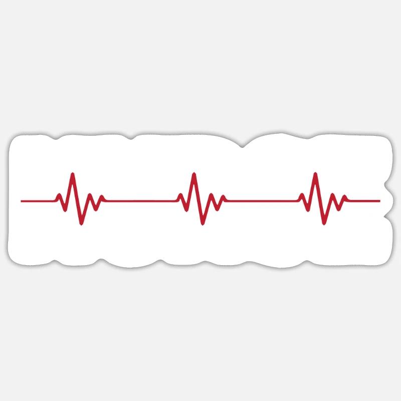Infirmier - Sticker taille S (10 x 10 cm) - blanc mat