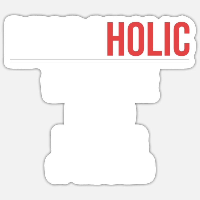 Readaholic Wird Seinen Freund Zugunsten Des - Sticker Größe S (10 x 10 cm) - Mattweiß