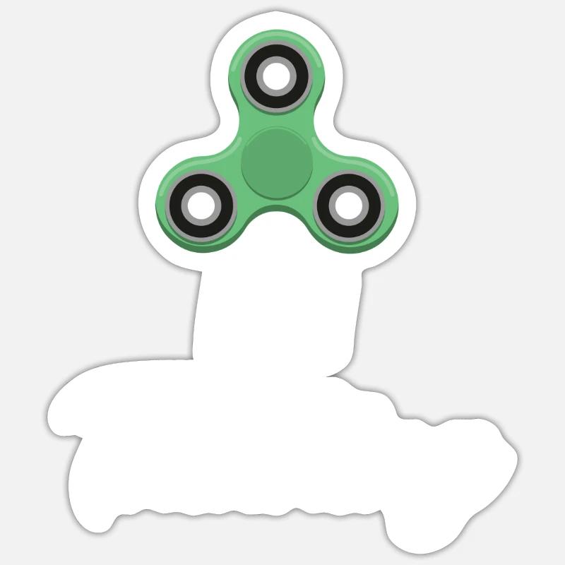 I think funny adhd hyperfocus neurological Sticker size S (10 x 10 cm)