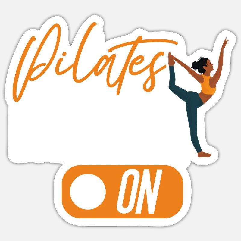 Instructeur de Pilates Professeur de Pilates Sticker taille S (10 x 10 cm)