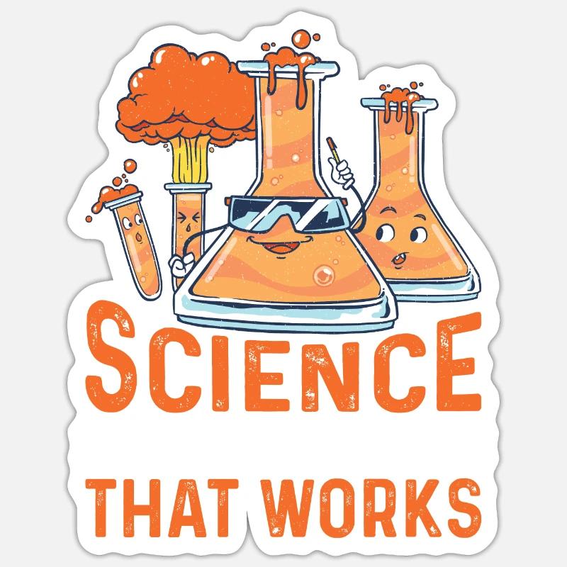Science Is Magic That Works 14 Sticker size S (10 x 10 cm)