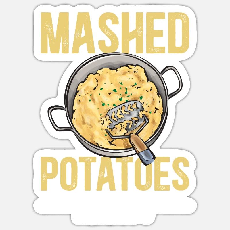 Mashed potatoes Mashed potatoes Sticker size S (10 x 10 cm)
