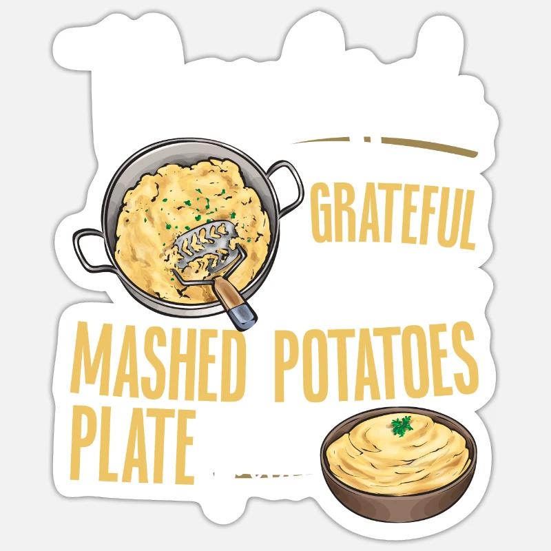 Mashed potatoes Mashed potatoes Sticker size S (10 x 10 cm)