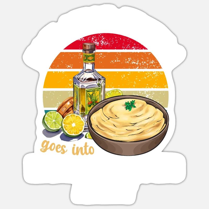 Mashed potatoes Mashed potatoes - Sticker size S (10 x 10 cm) - white matte