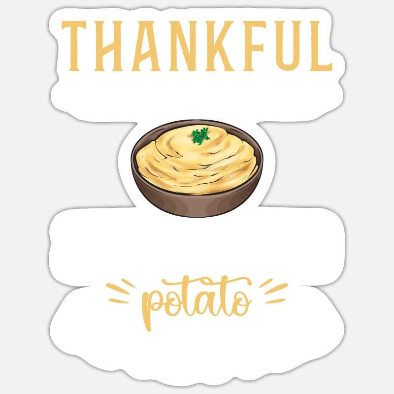Mashed potatoes Mashed potatoes Sticker size S (10 x 10 cm)