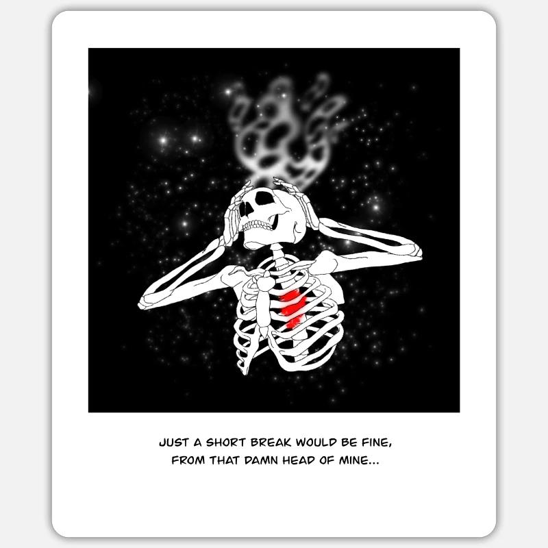 Bare en pause Sticker