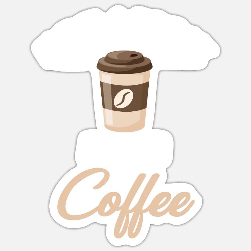 Machen Sie Eine Pause Kaffee Cafecito Espresso Sticker Größe S (10 x 10 cm)