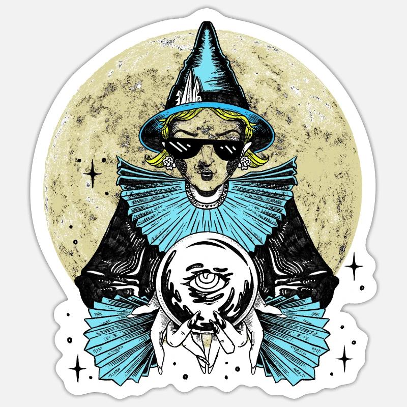 Fortune Teller Meme Future Oracle Sticker size S (10 x 10 cm)
