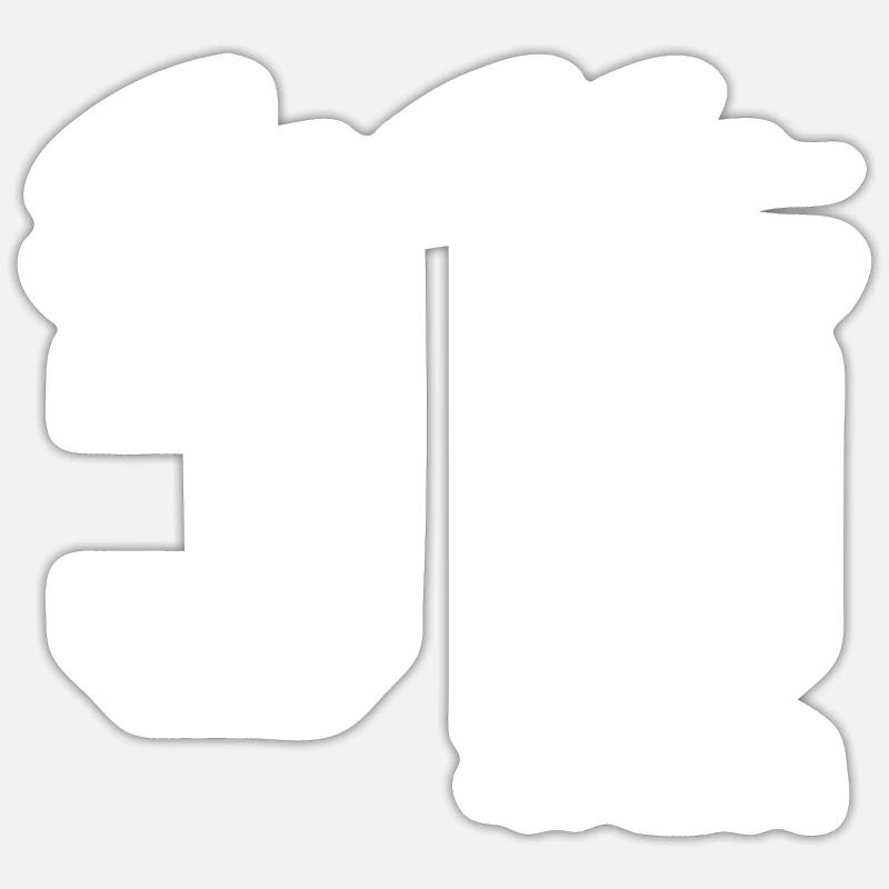 Hello 30 est 1994 - Sticker size S (10 x 10 cm) - white matte