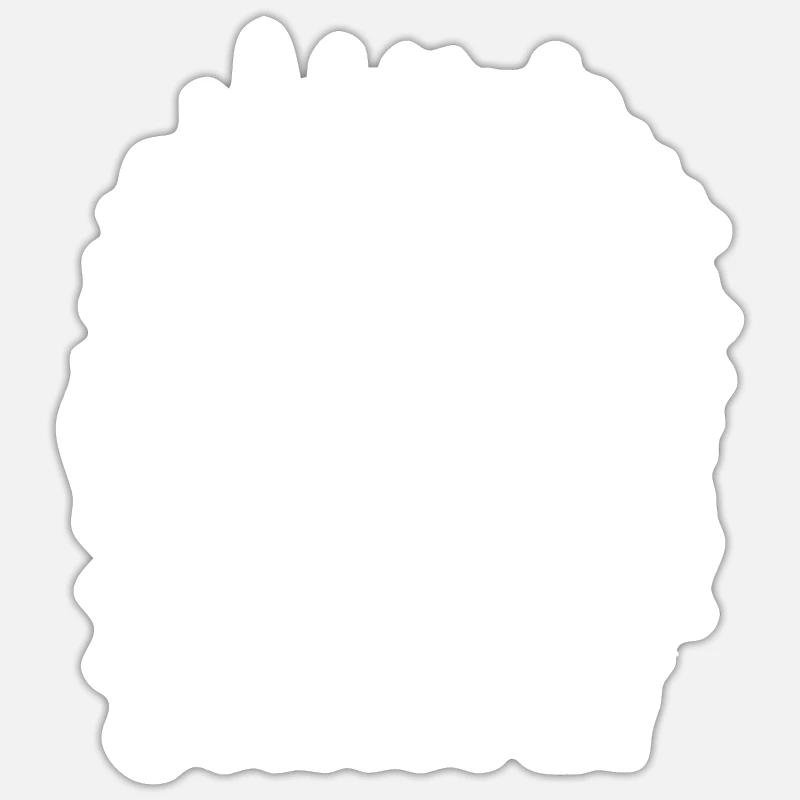 Sewing Sewing Machine - Sticker size S (10 x 10 cm) - white matte