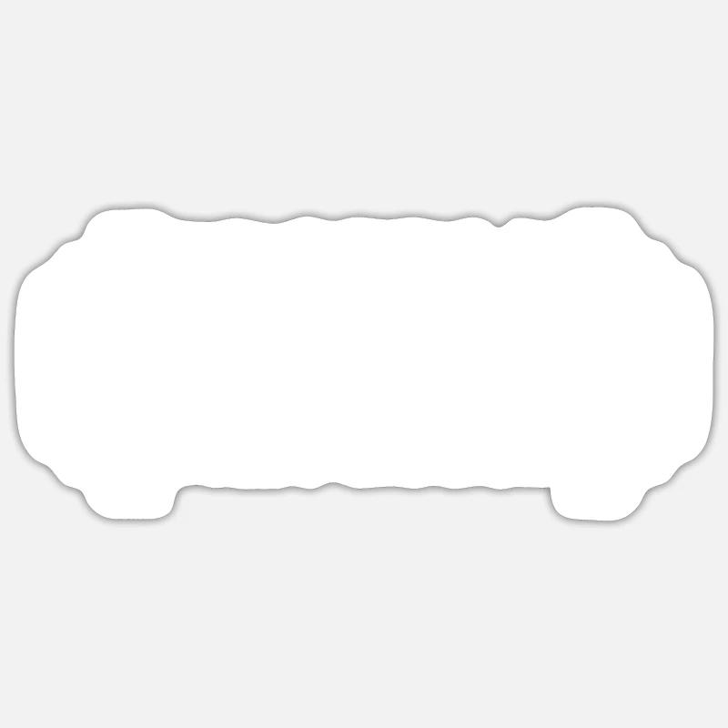 Proudly Fatphobic - Sticker size S (10 x 10 cm) - white matte